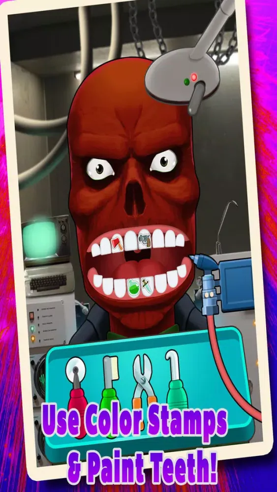 Supervillain Tooth Booth - The Anti Hero Evil Comic Book Dentist Adventure Free应用截图