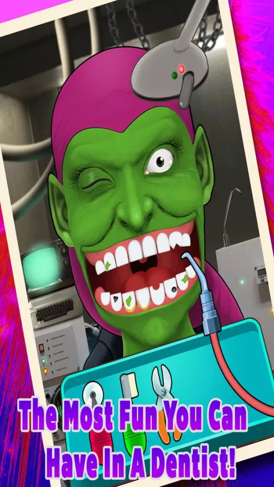 Supervillain Tooth Booth - The Anti Hero Evil Comic Book Dentist Adventure Free应用截图
