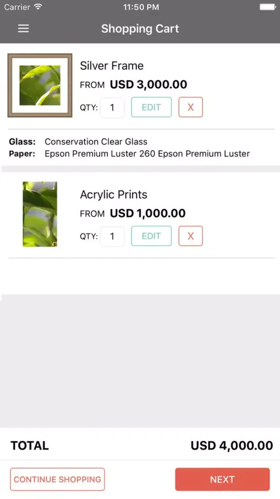 Ảnh chụp màn hình của FraMyPix