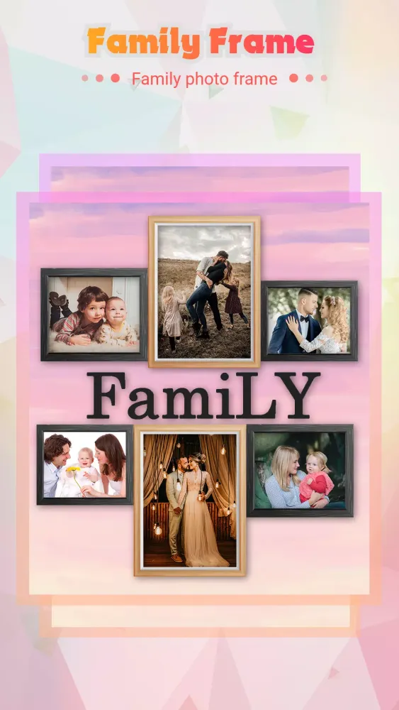 Family photo editor & frames Screenshots