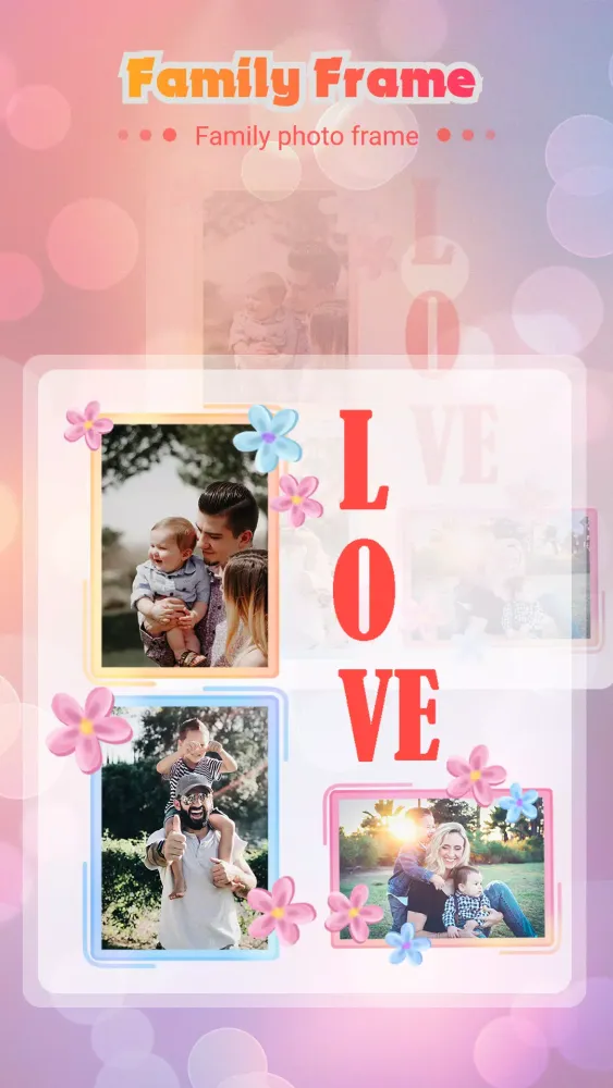 Family photo editor & frames Screenshots