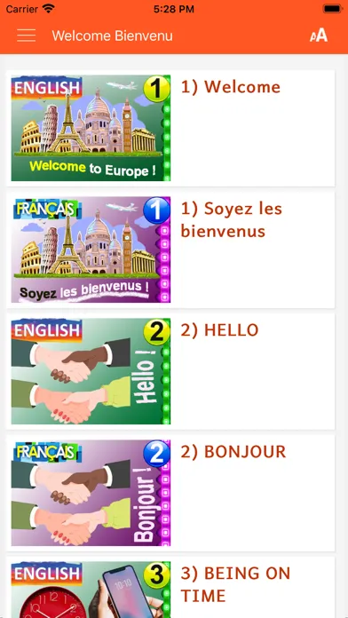 Welcome Bienvenu Screenshots