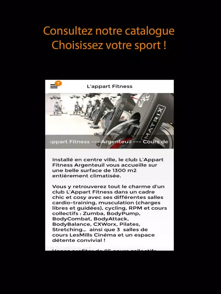 L'APPART FITNESS iPad  سکرین شاٹس