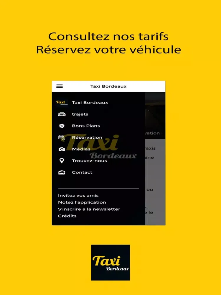 Taxi Bordeaux iPad  Ekran Görüntüleri