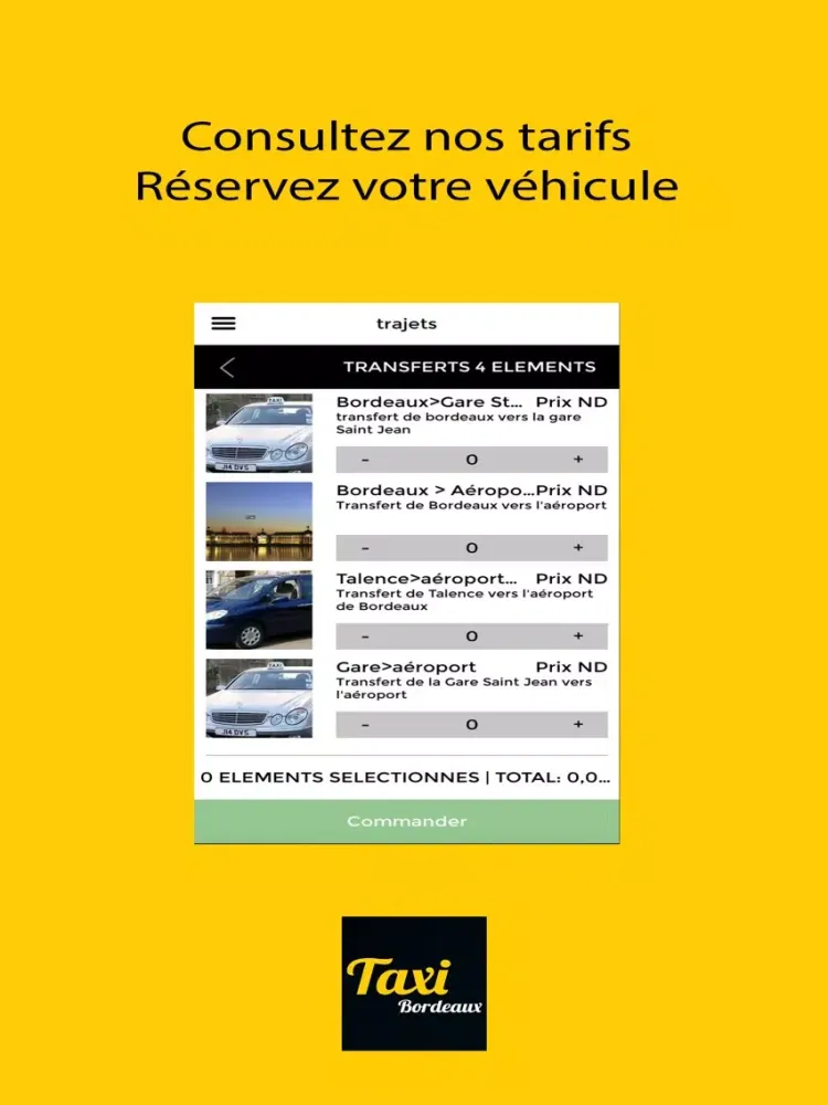 Taxi Bordeaux iPad  Ekran Görüntüleri