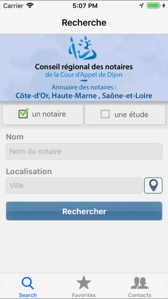 Ảnh chụp màn hình của Not'Annuaire Dijon