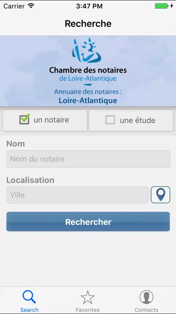 Скриншоты Annuaire des notaires Nantes