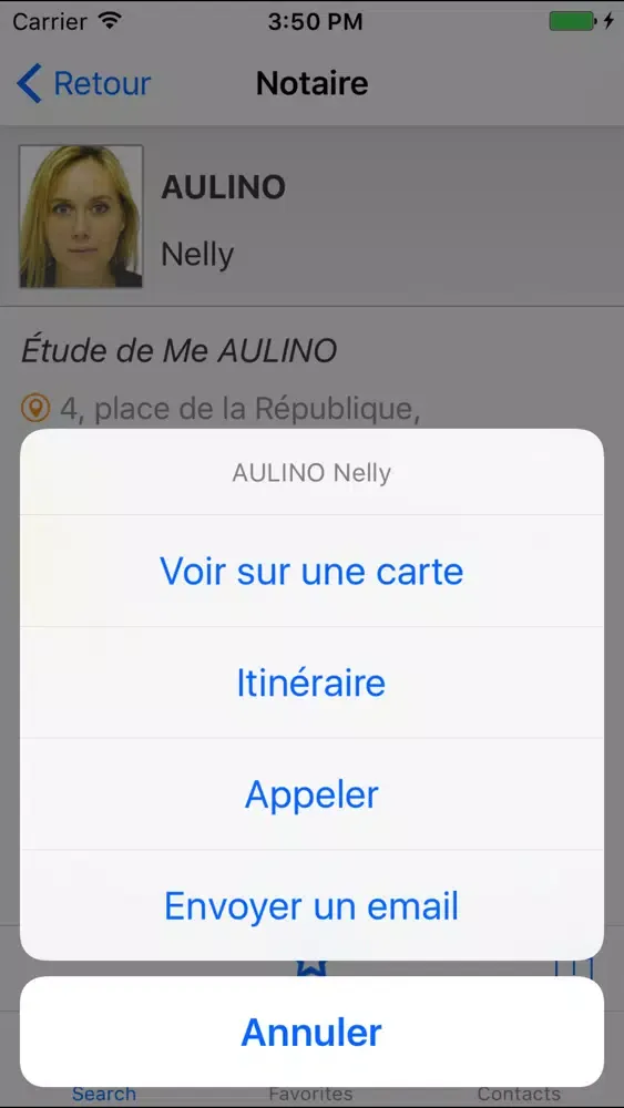 Скриншоты Annuaire des notaires Nantes