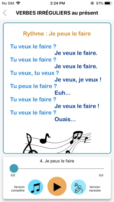 Ảnh chụp màn hình của Le Français Fluide