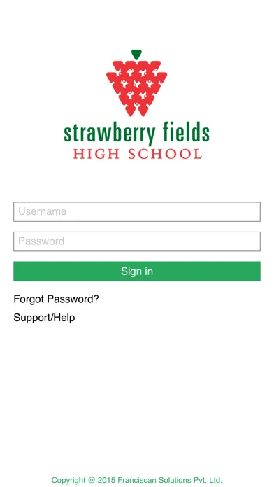 Tangkapan skrin Strawberry Fields High School