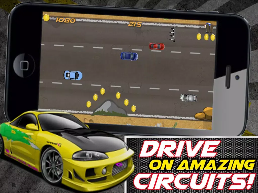 Capturas de tela do Fast Car Race - Crazy Speed in a World Race iPad 