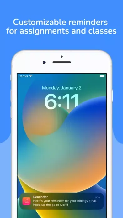 Capturas de pantalla de Pocket Student Planner