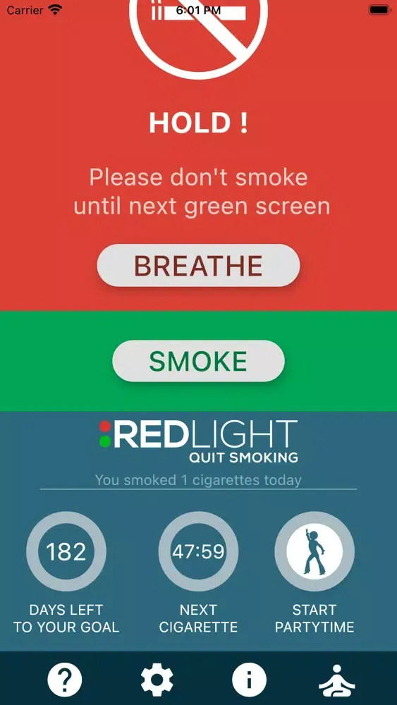 Redlight quit smoking Screenshots