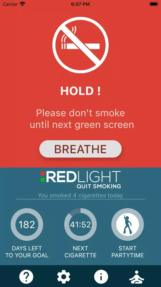 Redlight quit smoking Screenshots