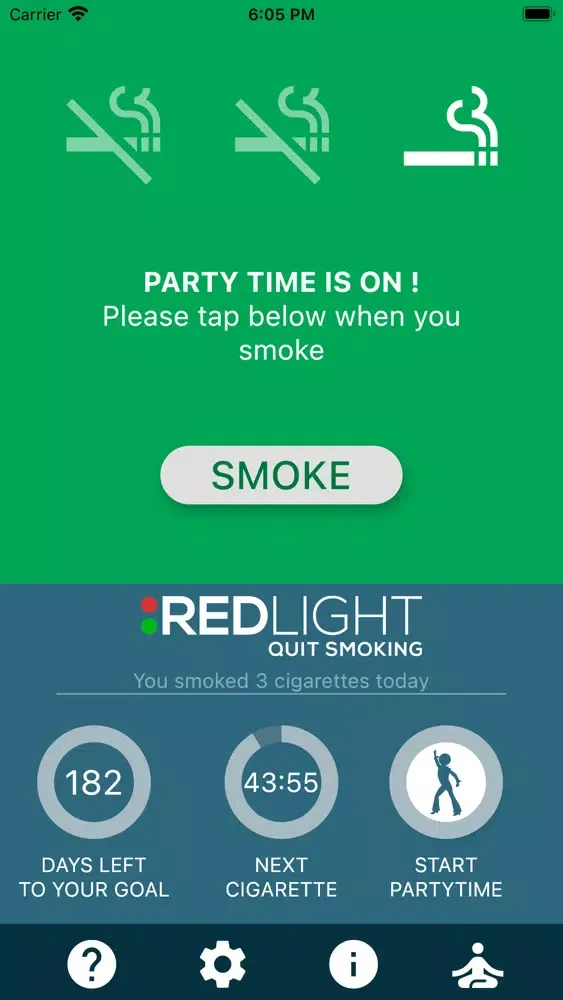 Redlight quit smoking Screenshots