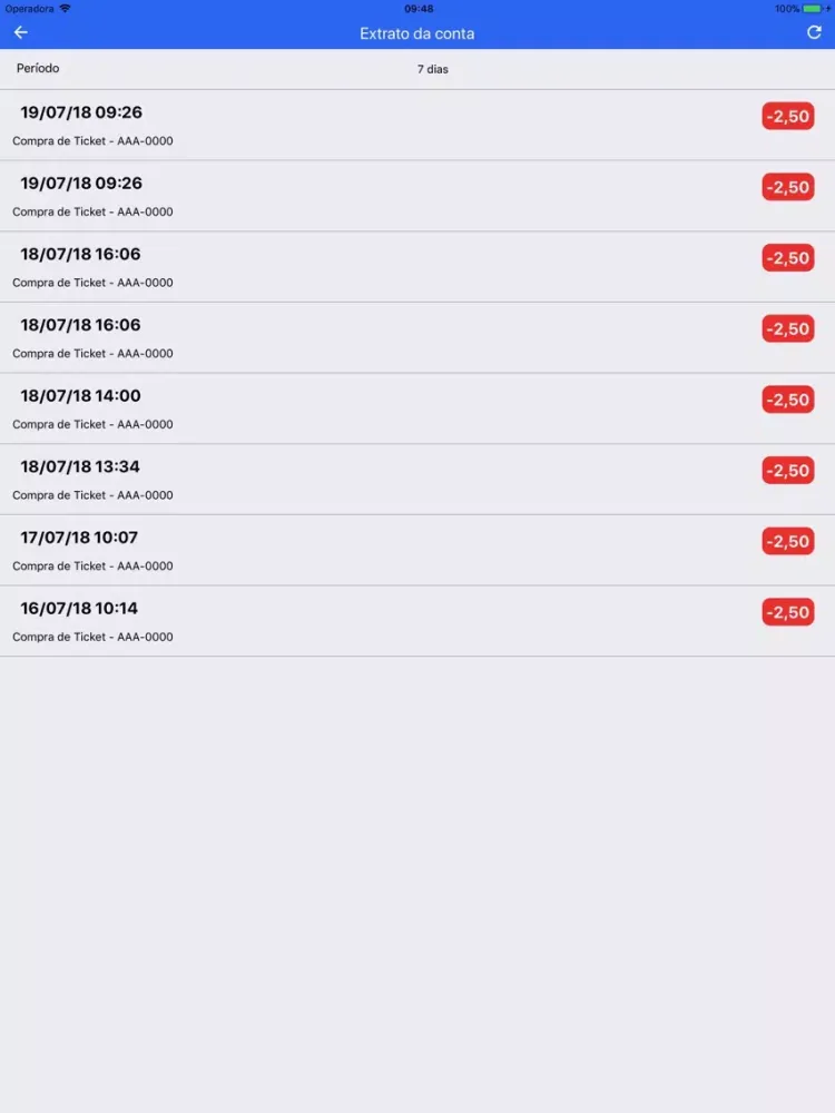 Franco Park Rotativo Intelig. iPad 应用截图