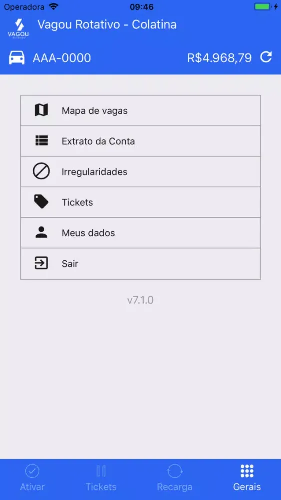 Franco Park Rotativo Intelig.应用截图