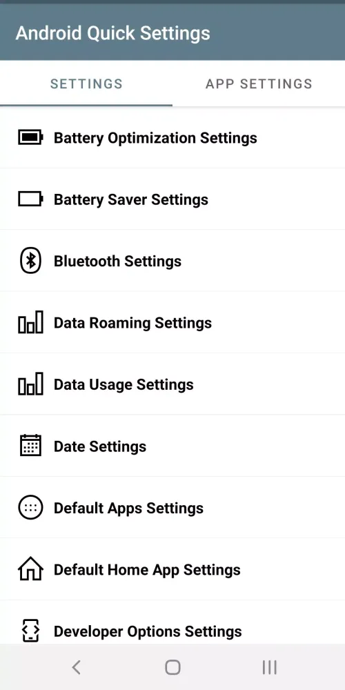 Android Quick Settings Screenshots