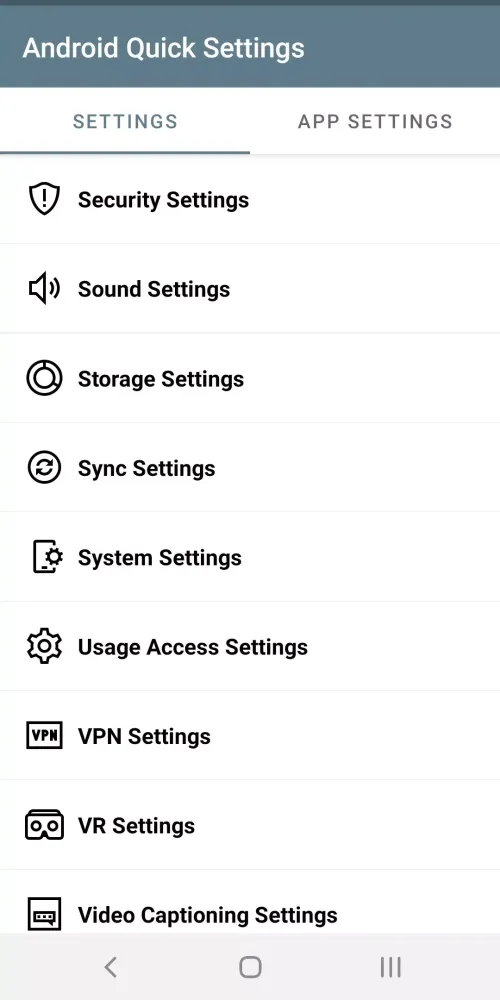 Android Quick Settings Screenshots