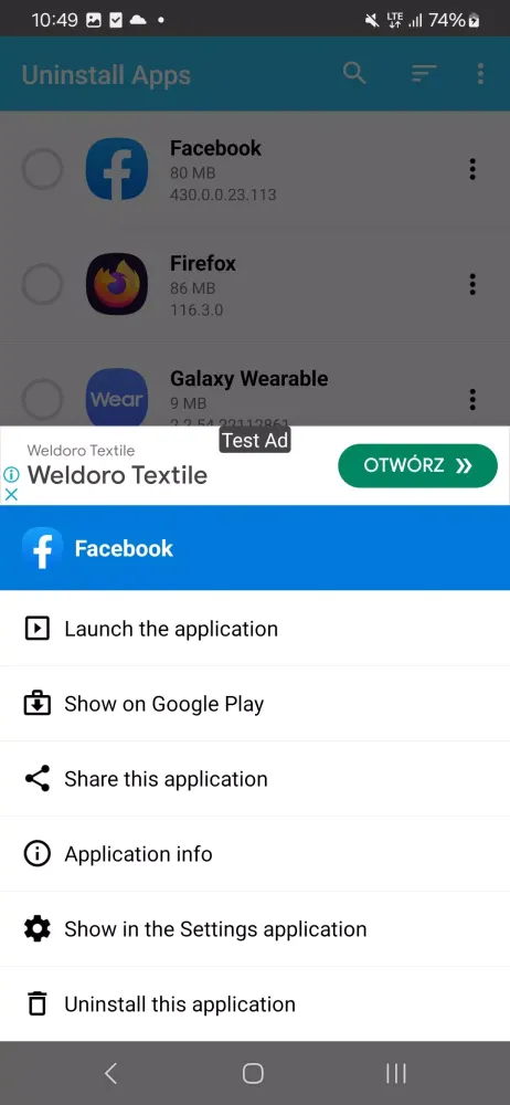 Uninstall Apps Ekran Görüntüleri