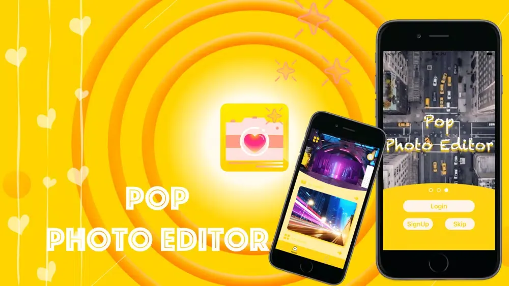 Tangkapan layar Pop Photo Editor for Like Post