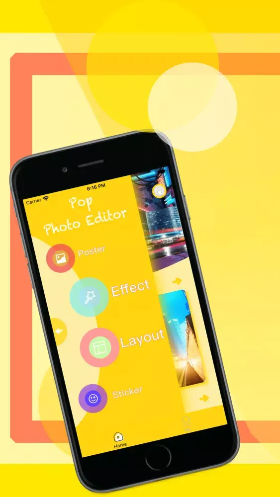 Tangkapan layar Pop Photo Editor for Like Post