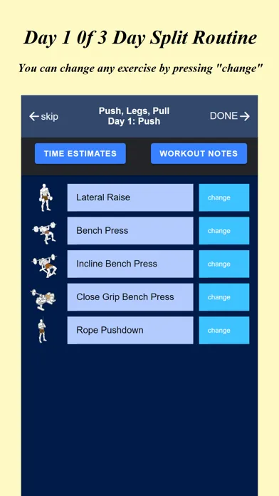 Capturas de pantalla de Bodybuilder HELPER