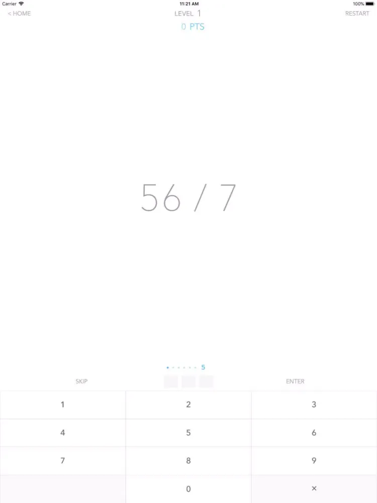 Mental Math Challenge iPad  スクリーンショット