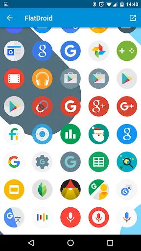 FlatDroid - Icon Pack Ekran Görüntüleri