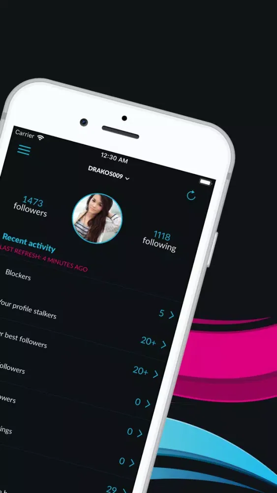 Capturas de pantalla de Blockers Spy for Instagram