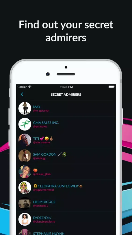 Capturas de pantalla de Blockers Spy for Instagram