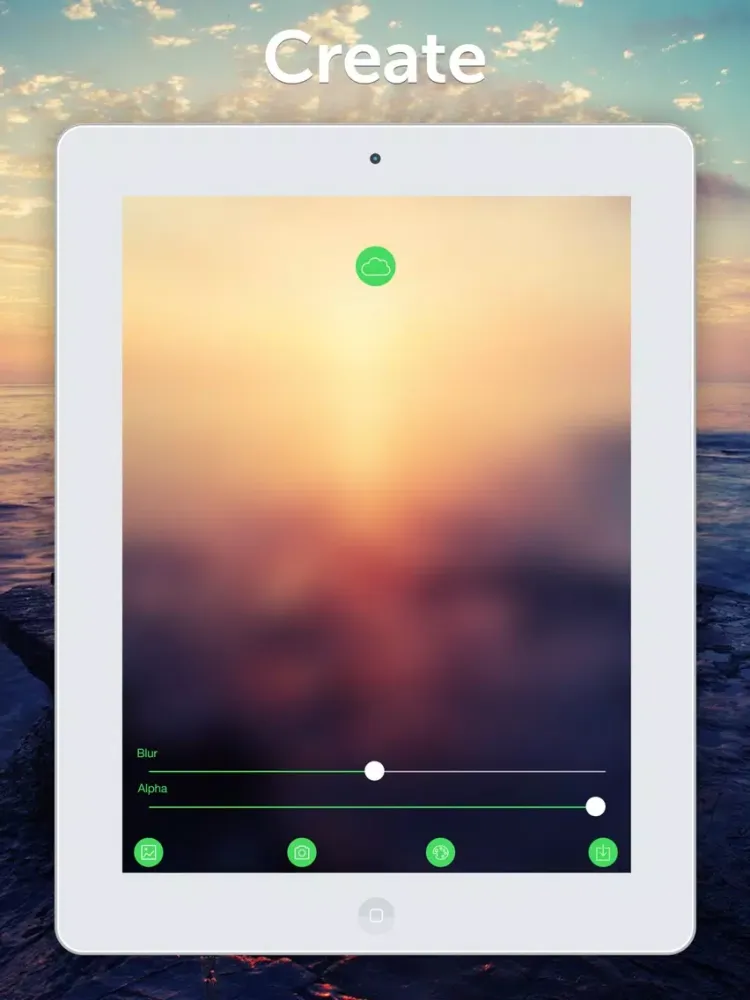 BlurEngine - custom wallpapers iPad  سکرین شاٹس