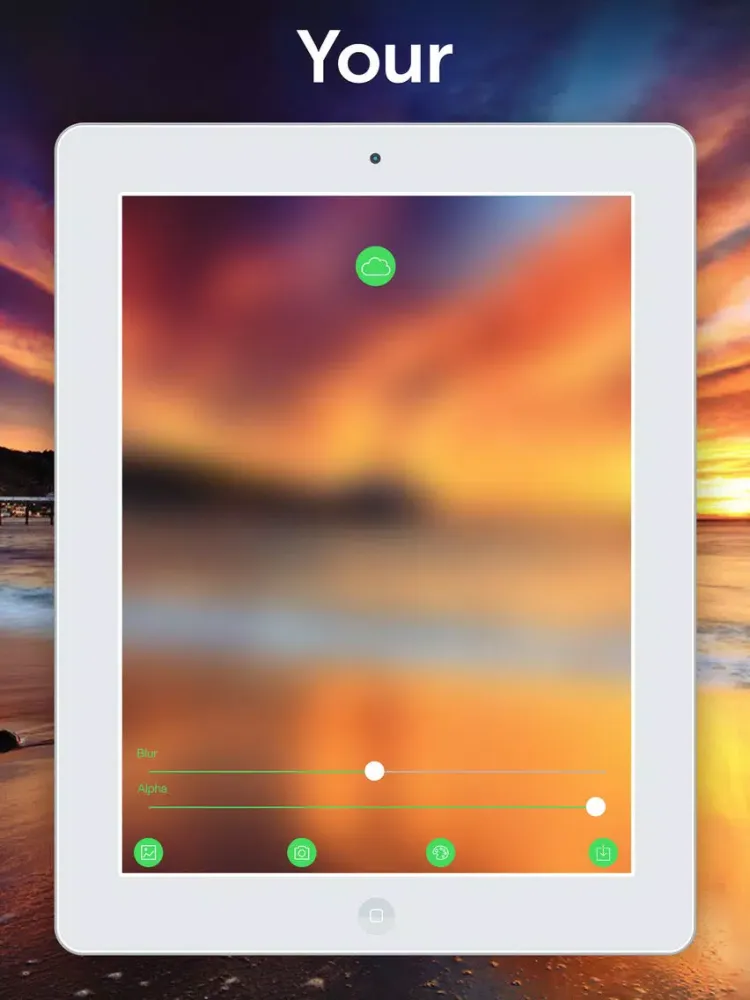 BlurEngine - custom wallpapers iPad  سکرین شاٹس
