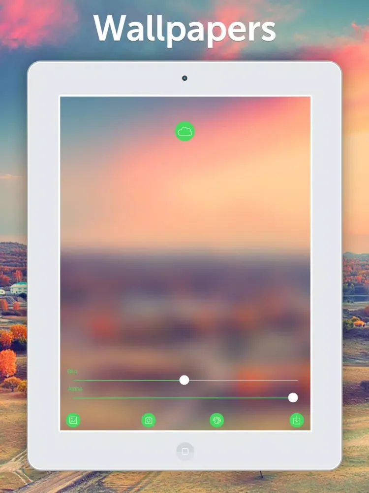 BlurEngine - custom wallpapers iPad  سکرین شاٹس