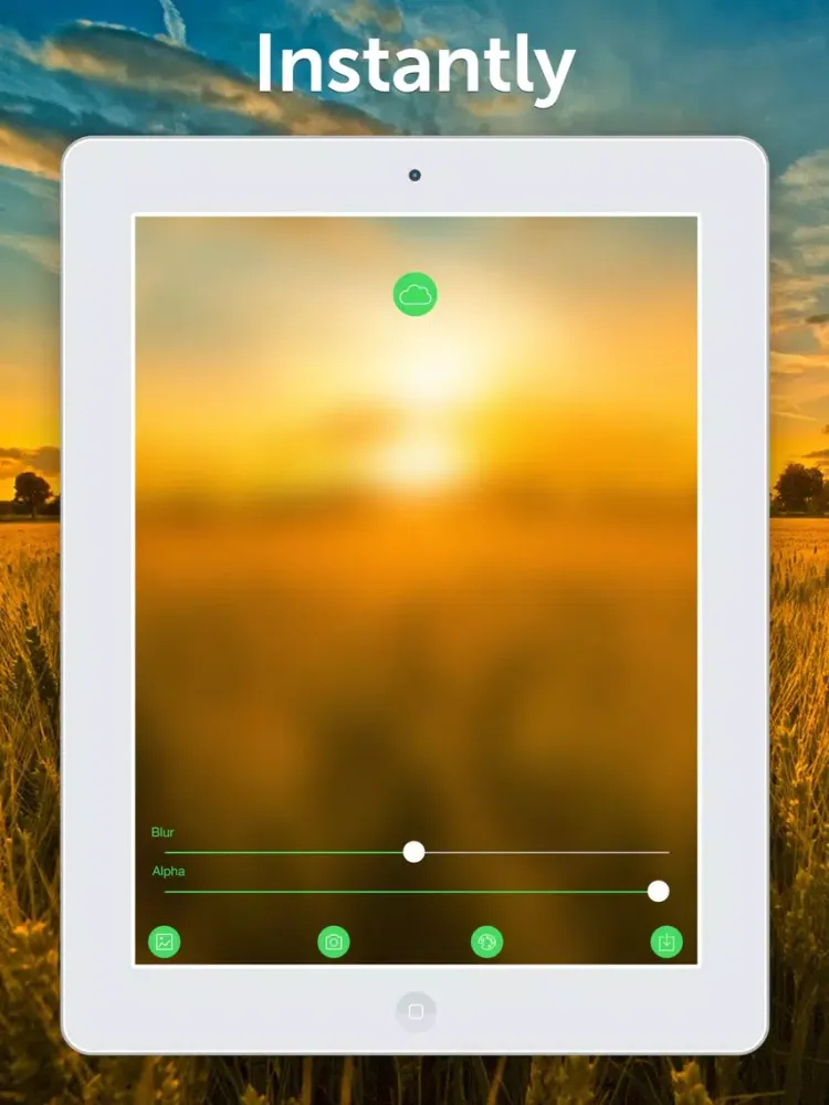 BlurEngine - custom wallpapers iPad  سکرین شاٹس