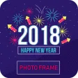 Happy New Year Photo Frame 2K18