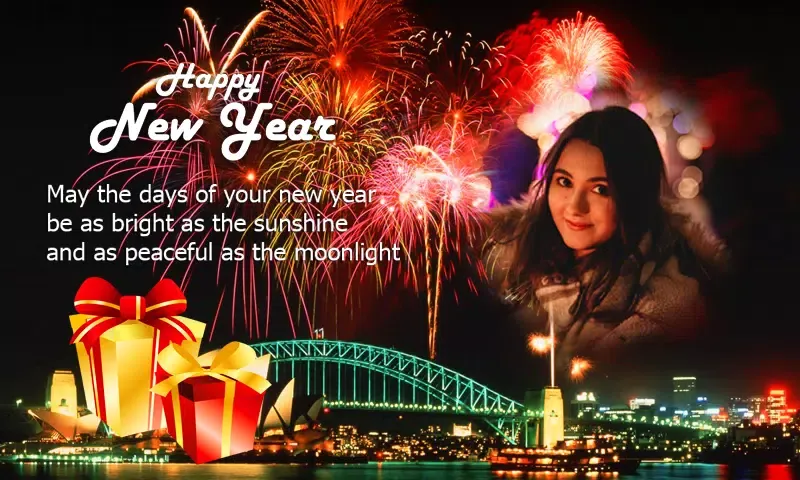 Happy New Year Photo Frame 2K18 Screenshots