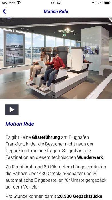 VisitFRA Ekran Görüntüleri