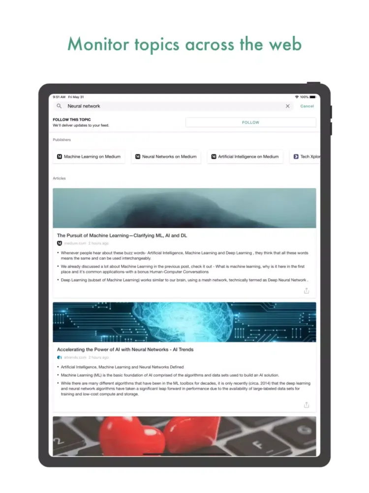 Скриншоты Frase: smart feed reader iPad 