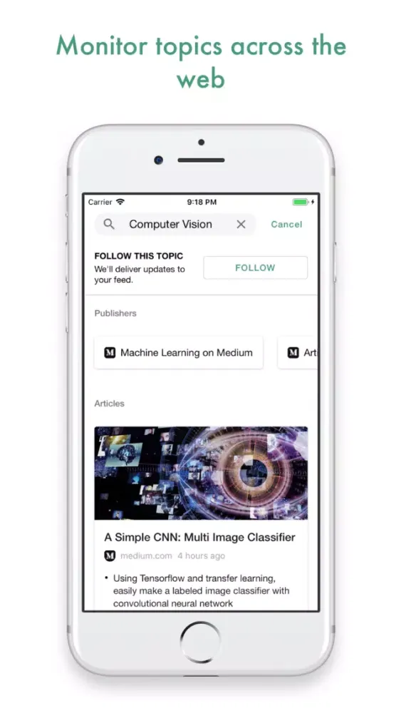 Скриншоты Frase: smart feed reader