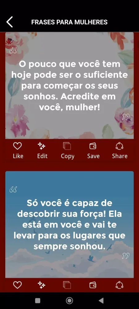 Frases Para Mulheres 2024 Screenshots