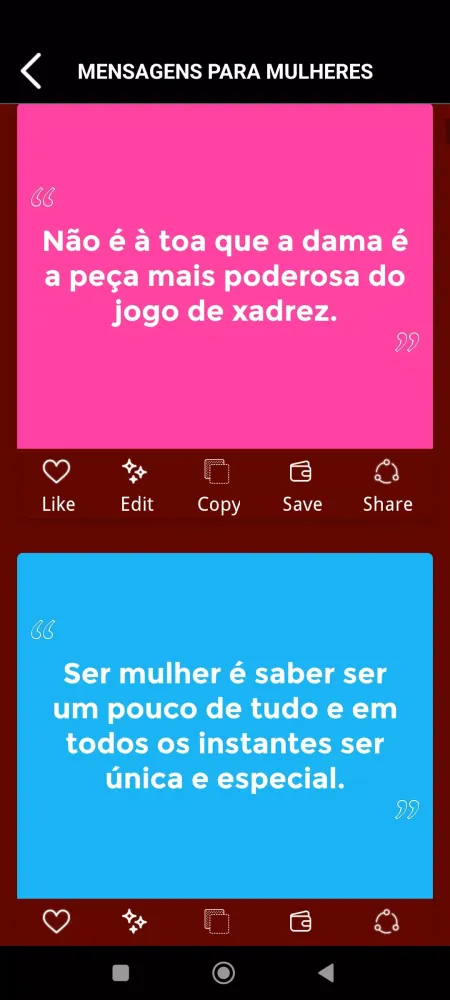 Frases Para Mulheres 2024 Screenshots