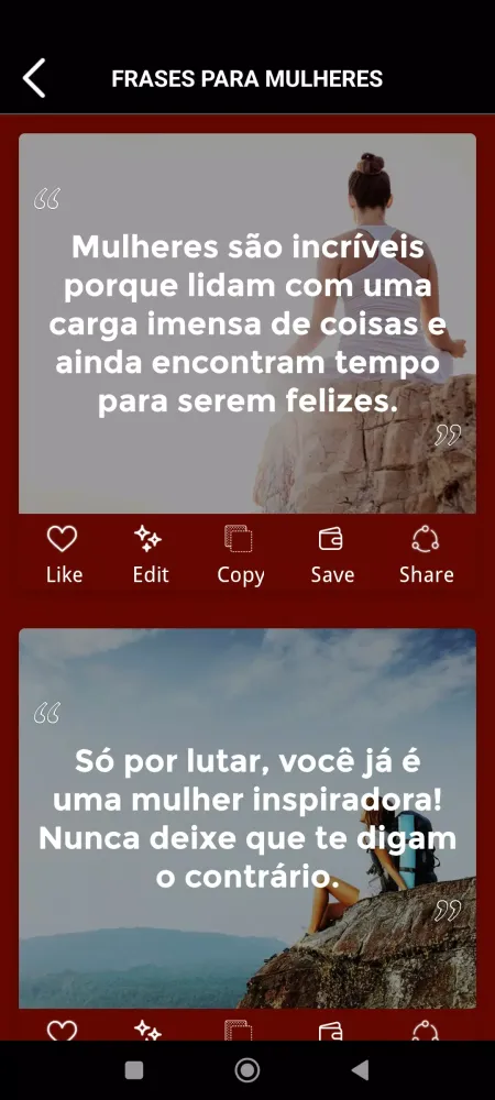 Frases Para Mulheres 2024 Screenshots