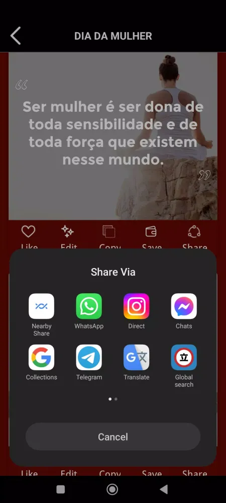 Frases Para Mulheres 2024 Screenshots