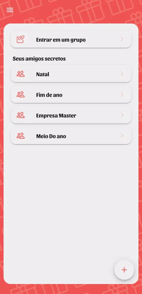 Amigo Secreto スクリーンショット