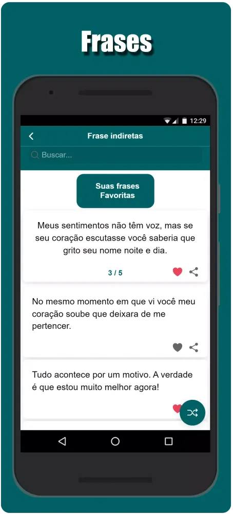 Frases de Indiretas スクリーンショット