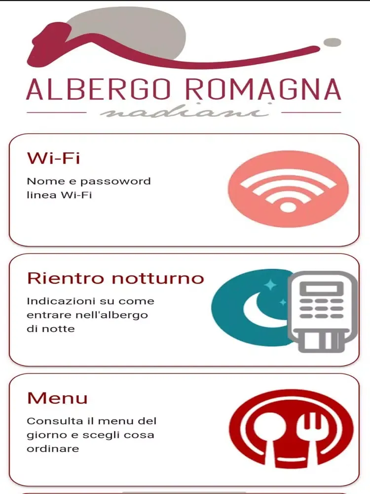 Albergo Romagna iPad  스크린샷