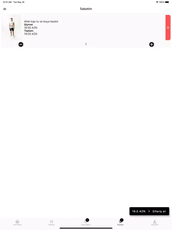 Ảnh chụp màn hình của Marions Baku iPad 
