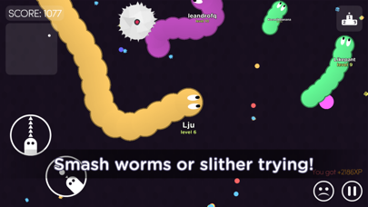 ภาพหน้าจอของ Worm.is: The Game
