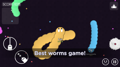 ภาพหน้าจอของ Worm.is: The Game